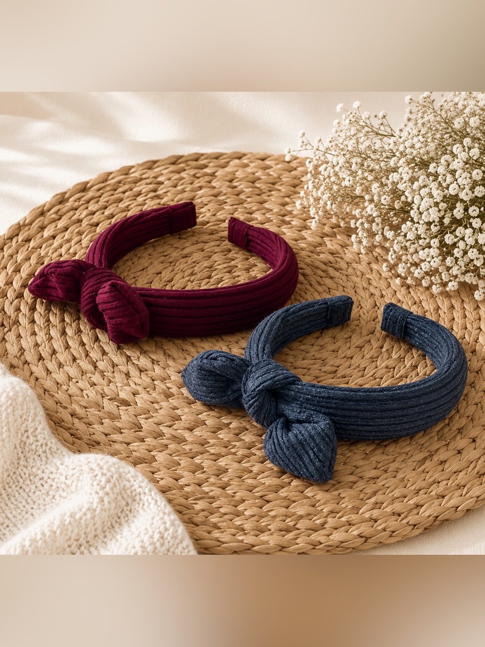 Headband Set Soft Bow Hair Accessories
